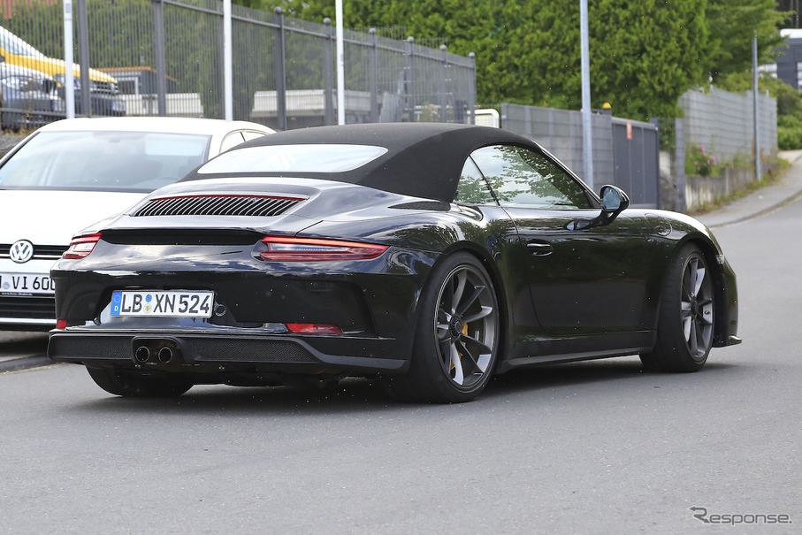 ポルシェ 911GT3 カブリオレ スクープ写真