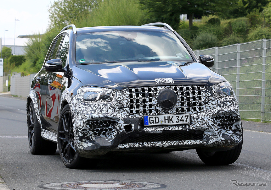 メルセデス AMG GLE 63 スクープ写真