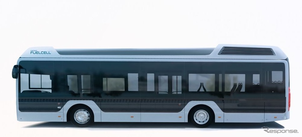 トヨタが燃料電池システムを供給するバスのイメージ