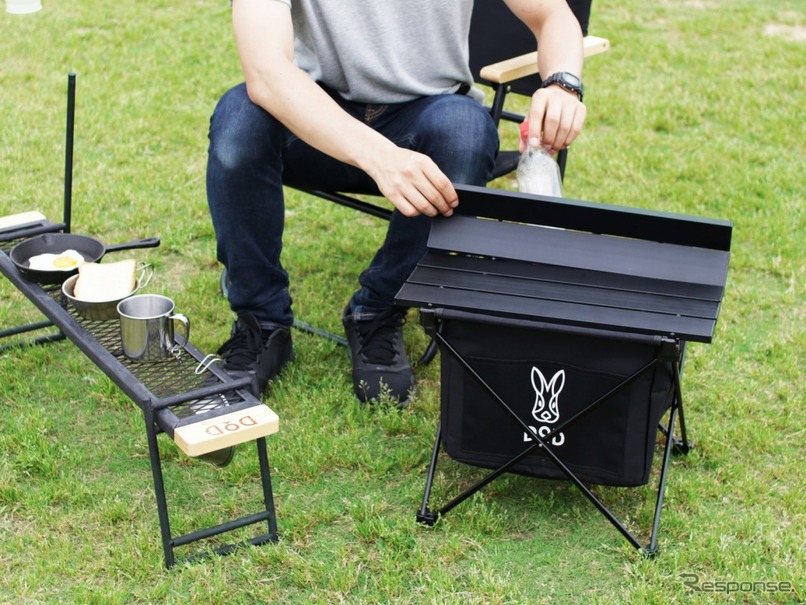 ソロキャンプに最適なテーブル機能付き折り畳み式ゴミ箱 Dodが発売 レスポンス Response Jp