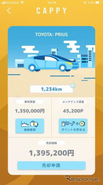 中古車買取アプリ Cappy 登場 メンテナンスすると価格がアップ レスポンス Response Jp 中古車買取アプリ Cappy 登場 メンテナンスすると価格がアップ レスポンス Response Jp