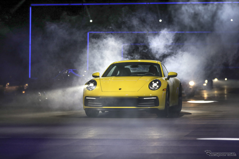 ポルシェ 911 新型 ワールドプレミアの瞬間 歴代のイメージを継承しつつも機能面での進化は大 レスポンス Response Jp ポルシェ 911 新型 ワールドプレミアの瞬間 歴代のイメージを継承しつつも機能面での進化は大 レスポンス Response Jp