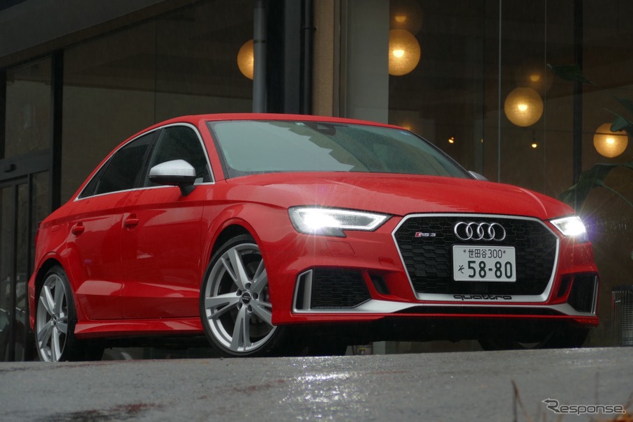 アウディ Rs3セダン 新型試乗 炸裂するパワーが見せる迫力の世界観 島崎七生人 レスポンス Response Jp