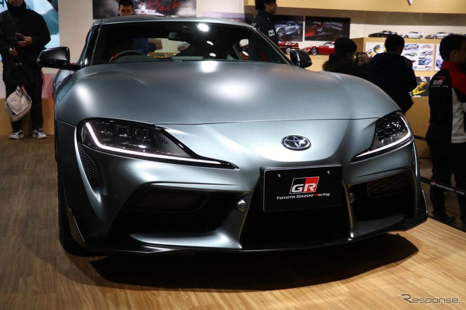 待望のトヨタ スープラ が目の前に 長蛇の列 大阪オートメッセ19 レスポンス Response Jp 待望のトヨタ スープラ が目の前に 長蛇の列 大阪オートメッセ19 レスポンス Response Jp