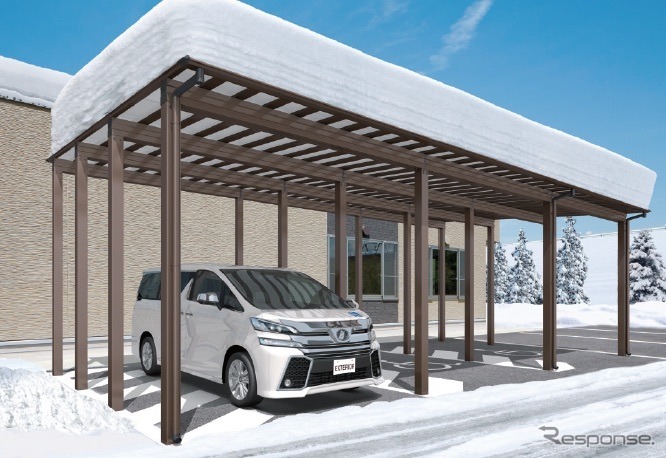 積雪地帯の身体障害者駐車スペース向け上屋を販売 レスポンス Response Jp 積雪地帯の身体障害者駐車スペース向け上屋を販売 レスポンス Response Jp