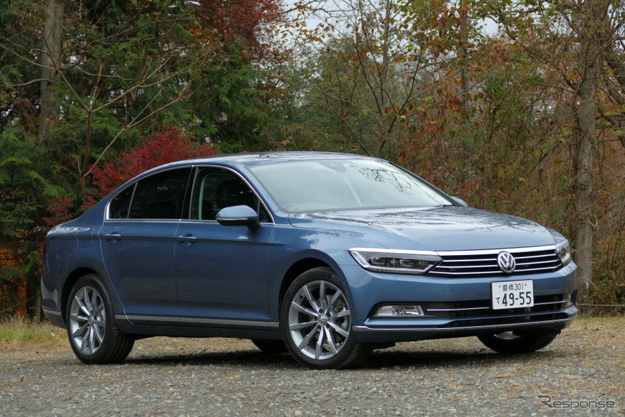 Vw パサートtdi 新型試乗 扱いやすく洗練されたディーゼルの走り 島崎七生人 レスポンス Response Jp