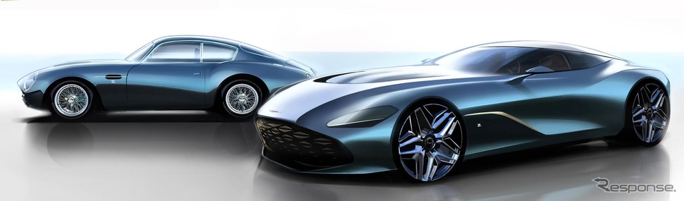 アストンマーティンがザガート100周年記念車を開発 2台合わせて600万ポンド レンダリングイメージ レスポンス Response Jp