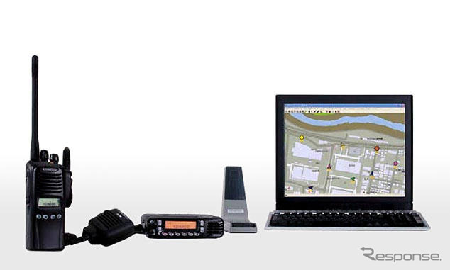 ケンウッドから業務用無線の新製品…GPSで位置・動態情報を確認