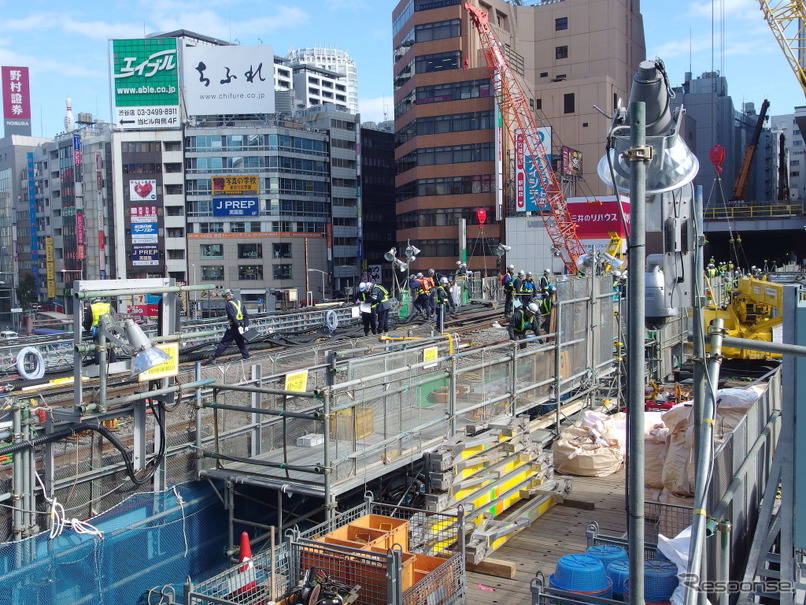 銀座線渋谷駅新ホームは1月3日から供用 3回目の線路切換え工事 12月28日 1月2日 レスポンス Response Jp