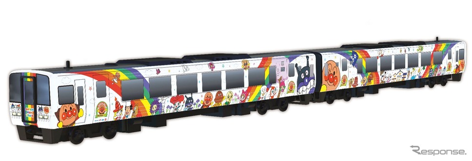特急 宇和海アンパンマン列車 をリニューアル 8000系の白を受け継ぐ 9月28日 レスポンス Response Jp