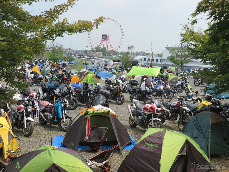 モータースポーツ ライダー ご当地キャラ で地域興し 鈴鹿8耐で10年目 逆バンクキャンプ の次の一手とは レスポンス Response Jp モータースポーツ ライダー ご当地キャラ で地域興し 鈴鹿8耐で10年目 逆バンクキャンプ の次の一手とは レスポンス Response Jp