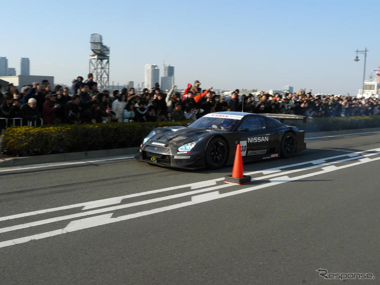 歴代レースマシンが防災基地を走行…日産 Potential for Your Driving