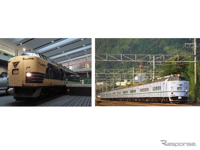 国鉄色の581系と4系 どちらをjrの色にラッピング 京都鉄道博物館が投票で かつての色 を再現 レスポンス Response Jp 国鉄色の581系と4系 どちらをjrの色にラッピング 京都鉄道博物館が投票で かつての色 を再現 レスポンス Response Jp