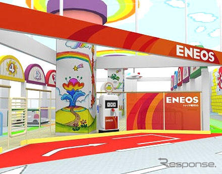 新日石ENEOS、でこぼこモータースにガソリンスタンド出店