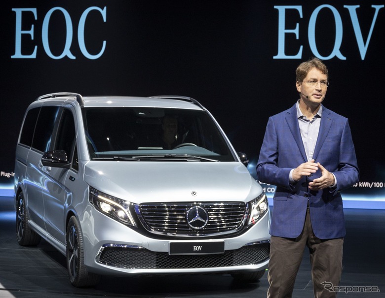 メルセデスベンツ Vクラス のev Eqv 航続405km フランクフルトモーターショー19 レスポンス Response Jp