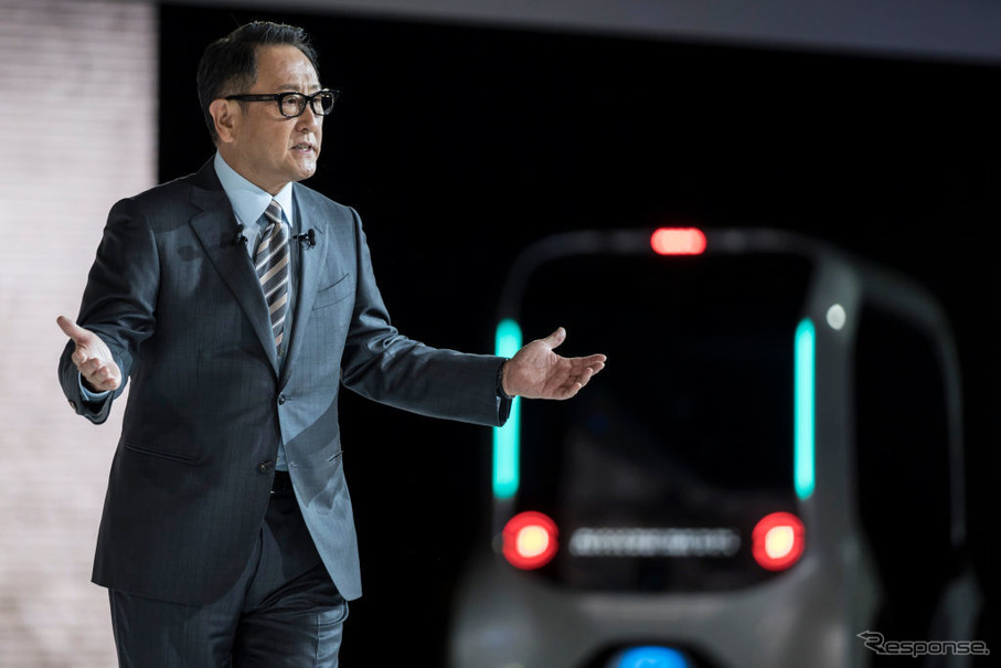 トヨタ 豊田社長 トヨタブースに来年発売するクルマはひとつもない 東京モーターショー19 レスポンス Response Jp トヨタ 豊田社長 トヨタブースに来年発売するクルマはひとつもない 東京モーターショー19 レスポンス Response Jp