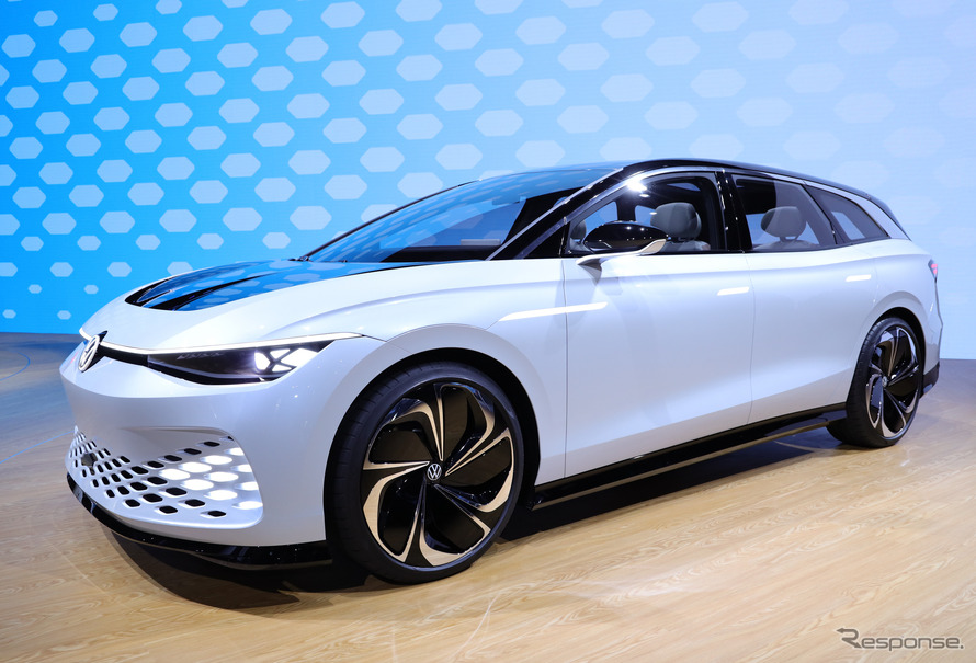 Vw Id スペース ビジョン 21年後半リリースのevワゴン ロサンゼルスモーターショー19 詳細画像 レスポンス Response Jp