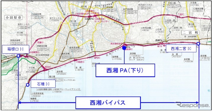 湘 バイパス 西