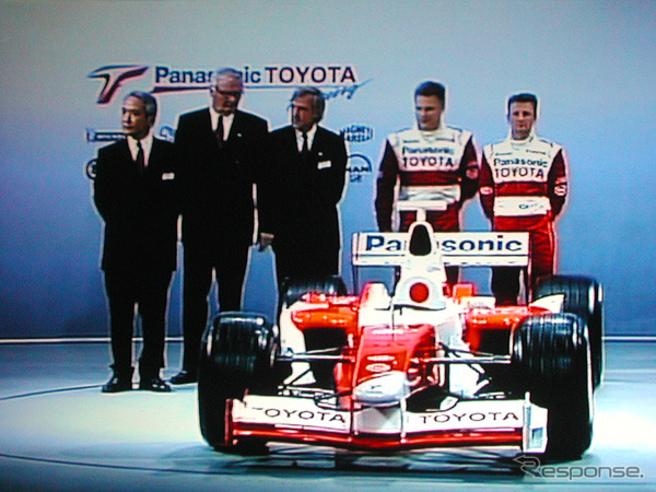 【トヨタF1ドリーム】2002年型発表…チャレンジャー『TF102』デビュー!!