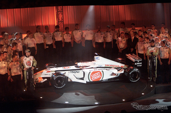 【ホンダF1ストーキング】2002年型発表…BAR、チーム新体制も発表