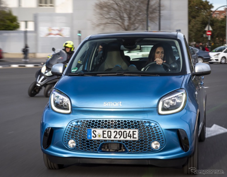 スマート フォーフォーev に 改良新型 表情一新 欧州発売へ レスポンス Response Jp スマート フォーフォーev に 改良新型 表情一新 欧州発売へ レスポンス Response Jp