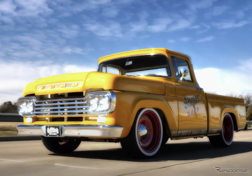 59年式フォードf100編 Part2 なんと500馬力のエンジンを積んだビアトラックが完成 Motortrend レスポンス Response Jp 59年式フォードf100編 Part2 なんと500馬力のエンジンを積んだビアトラックが完成 Motortrend レスポンス Response Jp
