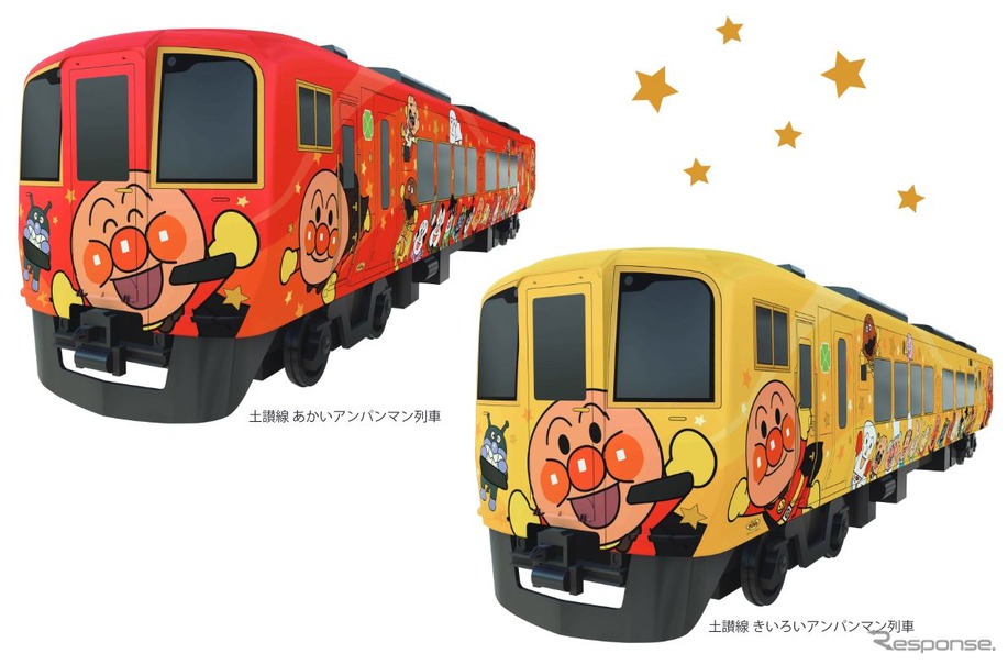 土讃線の新 アンパンマン列車 は7月18日から運行 00系 アンパンマン列車 は同日にラストラン レスポンス Response Jp