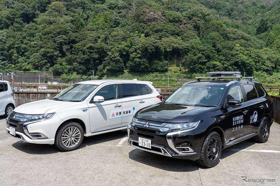 特務機関nerv災害対策車両 も出動 三菱自動車と箱根町が災害時協力協定締結 レスポンス Response Jp