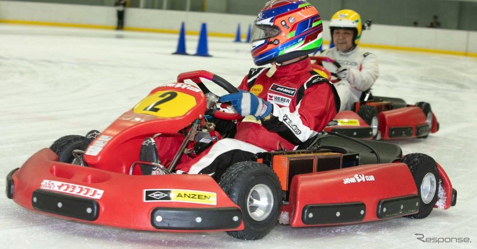 氷上を走る電気レーシングカート Sdgs Erk On Ice 開催 10月3日 レスポンス Response Jp