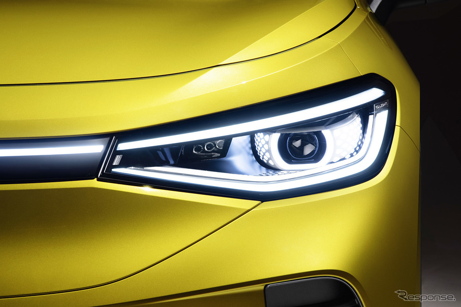 VWの新型EV、LEDヘッドライトが「まばたき」 まもなく『ID.4』発表予定 | レスポンス（Response.jp）