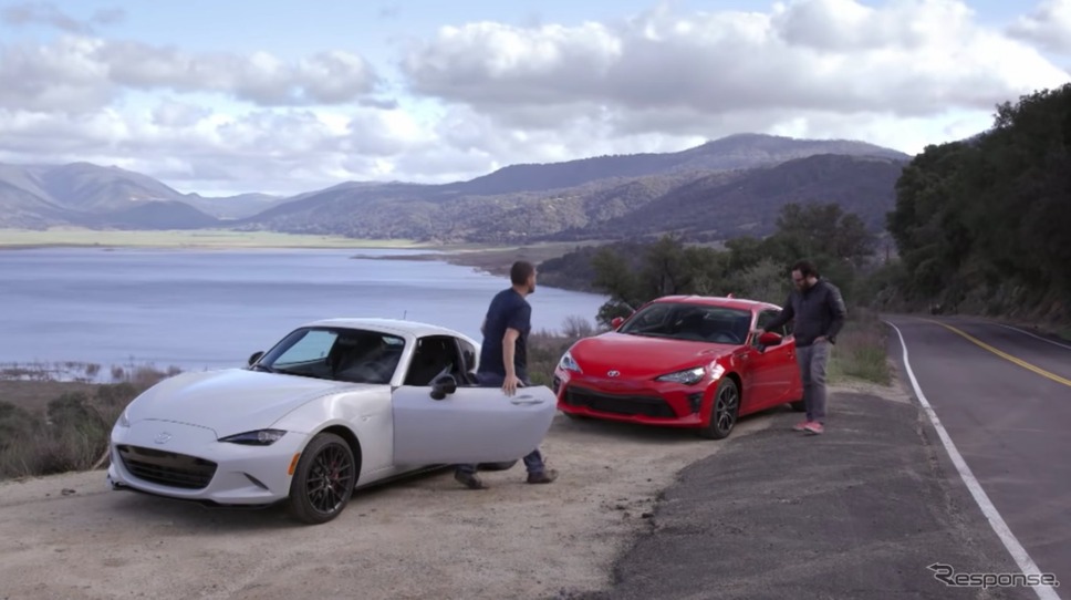 Motortrend マツダ ロードスター Vs トヨタ 86 Frライトウェイトスポーツのベストバウト対決 Head 2 Head レスポンス Response Jp Motortrend マツダ ロードスター Vs トヨタ 86 Frライトウェイトスポーツのベストバウト対決 Head 2 Head レスポンス Response Jp