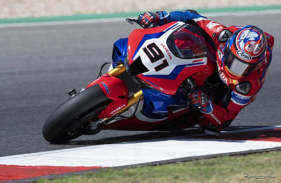 レオン ハスラム選手 21年シーズンもチームhrcより参戦 スーパーバイク世界選手権 レスポンス Response Jp