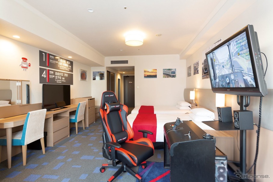 ホテルの部屋で電車運転シミュレーター体験 オリジナル駅弁付き レスポンス Response Jp ホテルの部屋で電車運転シミュレーター体験 オリジナル駅弁付き レスポンス Response Jp