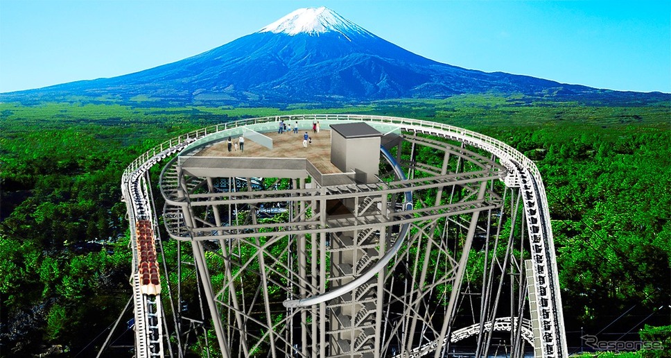 富士急ハイランド Fujiyama 頂上地点に絶叫 絶景展望台 21年夏 レスポンス Response Jp