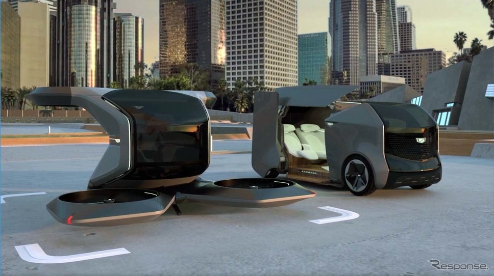 Gmが 空飛ぶクルマ のコンセプトcgを発表 電動化の一環 Ces 21 レスポンス Response Jp