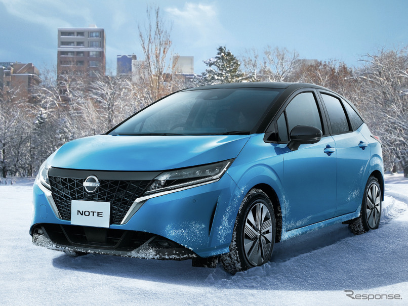 日産 ノート 新型 4wdは雪道に強い 日産ダイナミックパフォーマンスに投入された技術 レスポンス Response Jp