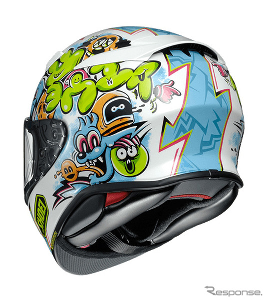 Shoei 新型フルフェイス Z 8 にストリートアート風のグラフィックモデル レスポンス Response Jp Shoei 新型フルフェイス Z 8 にストリートアート風のグラフィックモデル レスポンス Response Jp
