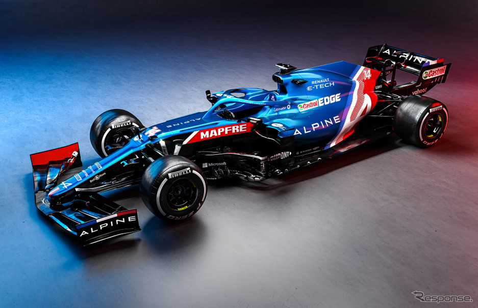F1 アルピーヌf1 21年マシン A521 レーシングカラー公開 表彰台めざし戦う レスポンス Response Jp F1 アルピーヌf1 21年マシン A521 レーシングカラー公開 表彰台めざし戦う レスポンス Response Jp