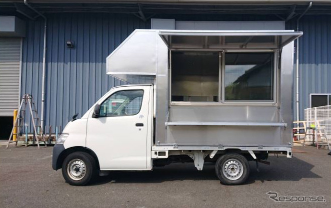 1トン車積載用シェル トラベルトラックキッチン 発売へ 什器標準装備で価格は9万円 レスポンス Response Jp