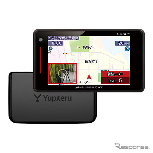 ユピテル Super Cat Ls710 レーザー探知性能40 アップの量販店向けモデル発売 価格は3万9600円 レスポンス Response Jp