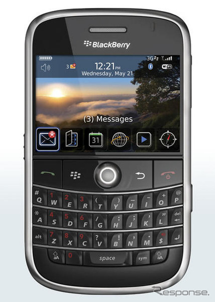 ドコモ、BlackBerry Bold 日本導入