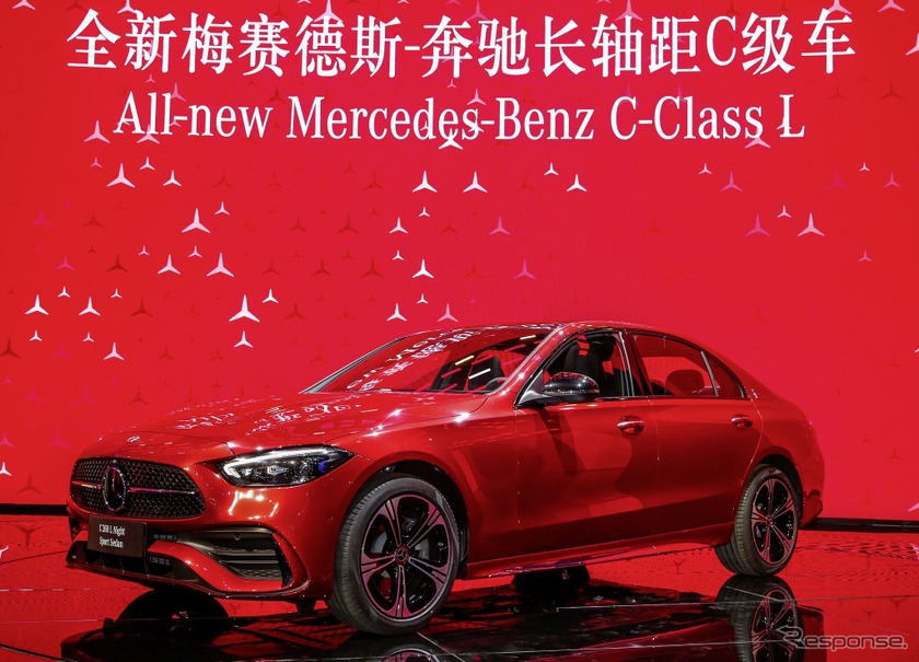 メルセデスベンツ Cクラス 新型 ロングホイールベースを発表 上海モーターショー21 レスポンス Response Jp メルセデスベンツ Cクラス 新型 ロングホイールベースを発表 上海モーターショー21 レスポンス Response Jp