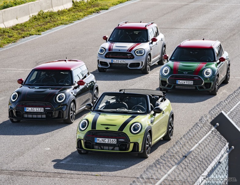 Miniに高性能な Jcw 最新ラインナップが欧州で完成 4車種に設定 レスポンス Response Jp Miniに高性能な Jcw 最新ラインナップが欧州で完成 4車種に設定 レスポンス Response Jp