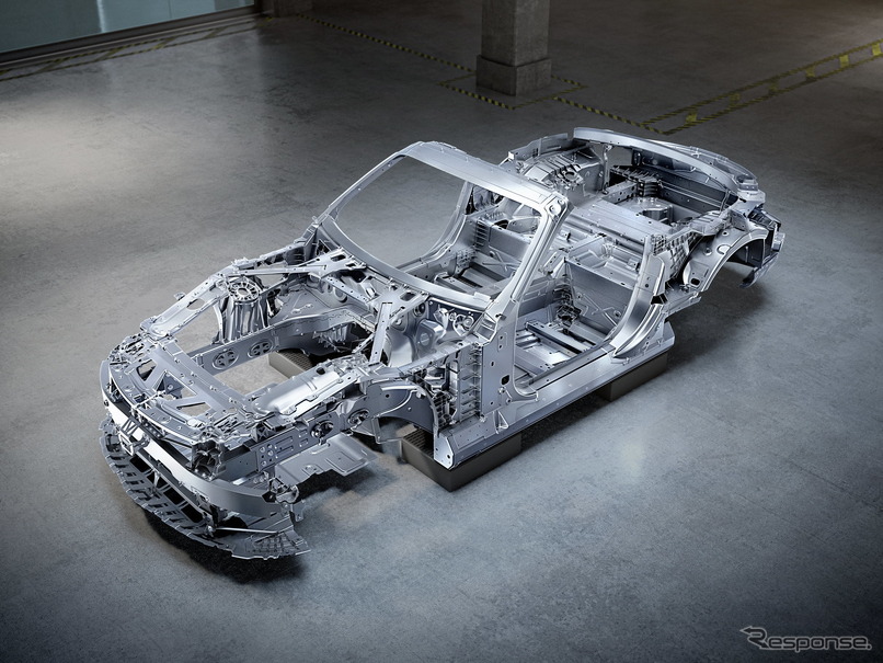 メルセデスamg Sl 開発中 ホワイトボディの写真 単体重量は約270kg レスポンス Response Jp メルセデスamg Sl 開発中 ホワイトボディの写真 単体重量は約270kg レスポンス Response Jp