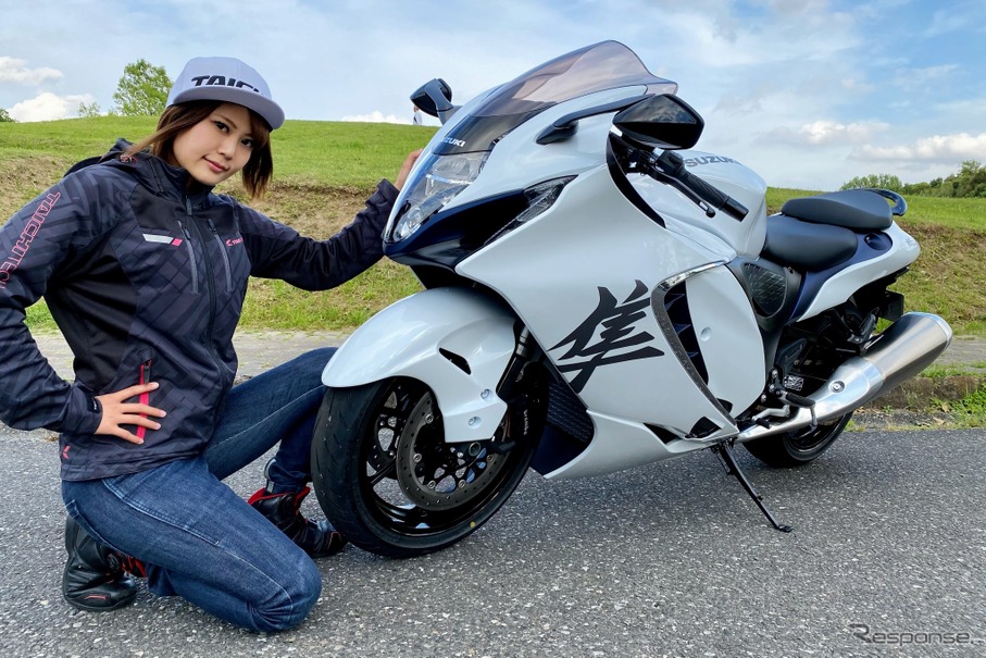 スズキ ハヤブサ 新型試乗 すいません ホントに乗りやすかったです 小鳥遊レイラ レスポンス Response Jp