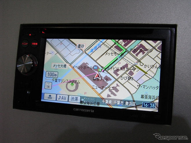 【CEATEC08】パイオニアは楽ナビ新製品などを展示