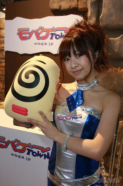 【東京ゲームショウ08】コンパニオン写真蔵…モバゲータウン