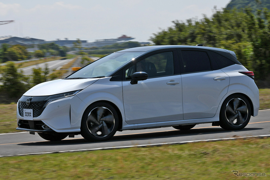 日産 ノートオーラ 新型試乗 違わないけど違う オーラのこだわり 島崎七生人 レスポンス Response Jp 日産 ノートオーラ 新型試乗 違わないけど違う オーラのこだわり 島崎七生人 レスポンス Response Jp