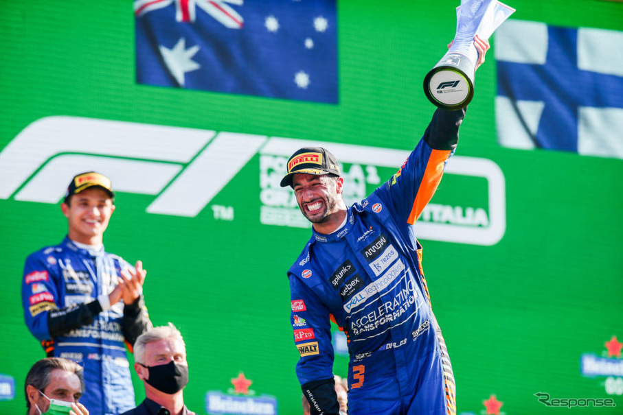 F1 イタリアgp マクラーレンが11年ぶりのワンツー フェルスタッペンとハミルトンは接触でリタイヤ レスポンス Response Jp