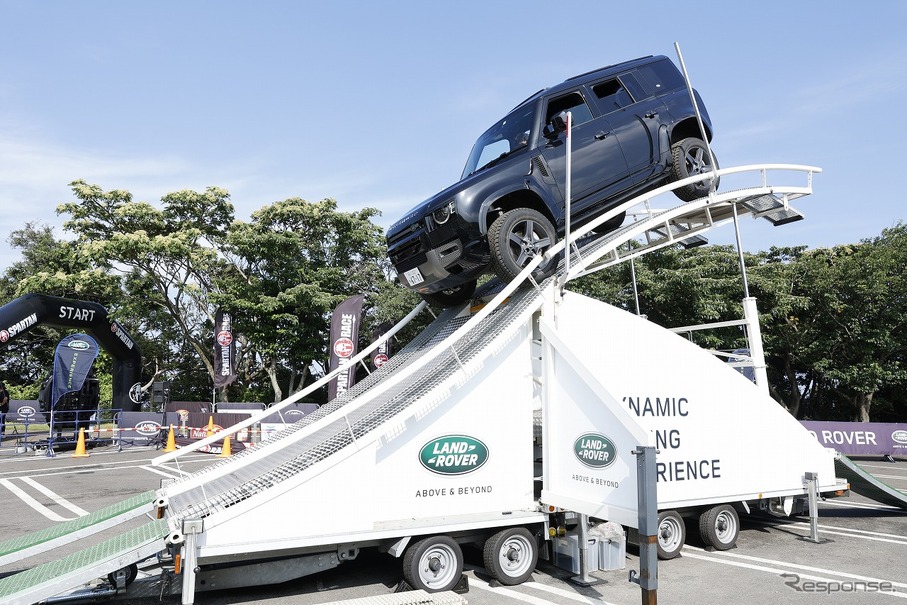 最大傾斜43度 ランドローバー ディフェンダー体感 10月16 17日 レスポンス Response Jp